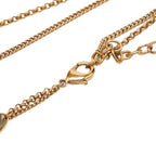 Louis Vuitton LV Padlock Necklace Gold Plated Rhinestone — view 3
