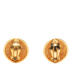 Chanel CC Logo Quilted Earrings Gold Plated — view 2