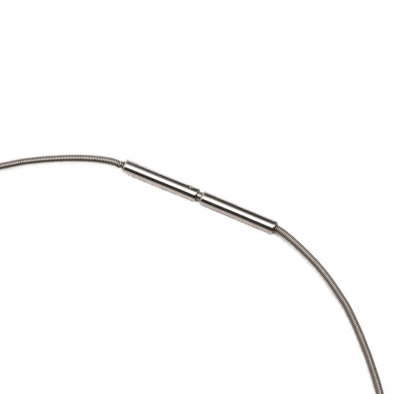 Hermes Cage D'h Cube Necklace Silver White Metal — view 4
