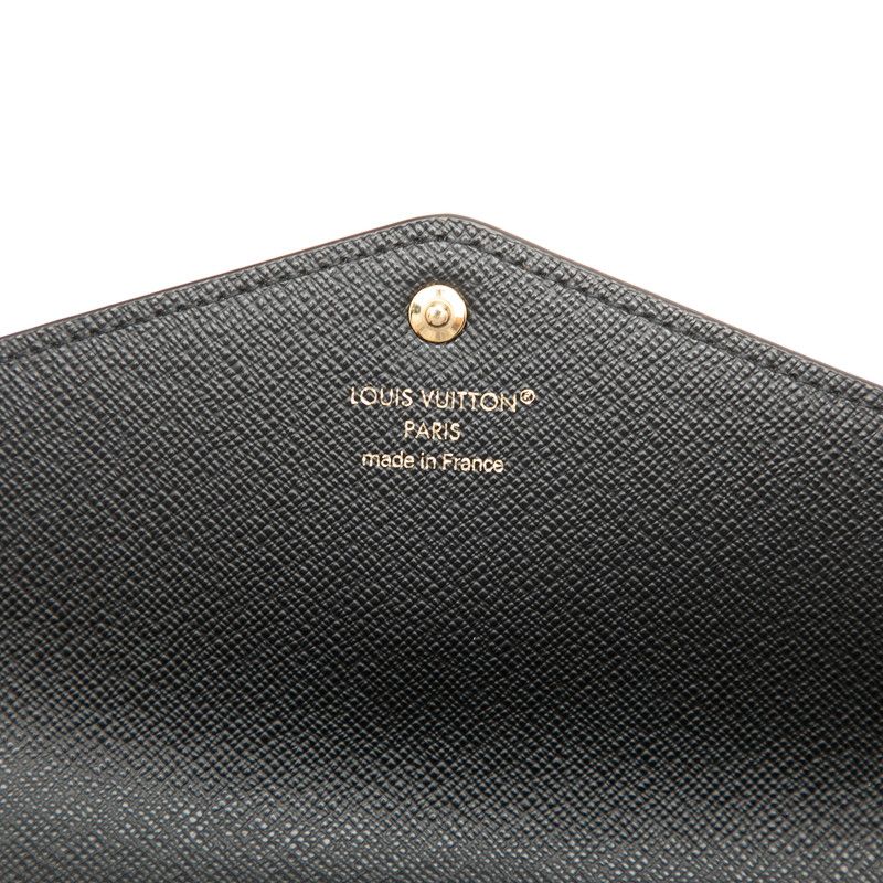 Louis Vuitton Monogram Reverse Portefeuille Sarah Wallet Envelope Brown Leather — view 5