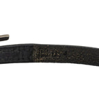 Hermes Hapi 3 Bracelet Long Black Silver Leather — view 6