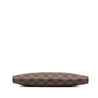 Louis Vuitton Damier Chain 2-Way Shoulder Bag Brown Leather — view 3