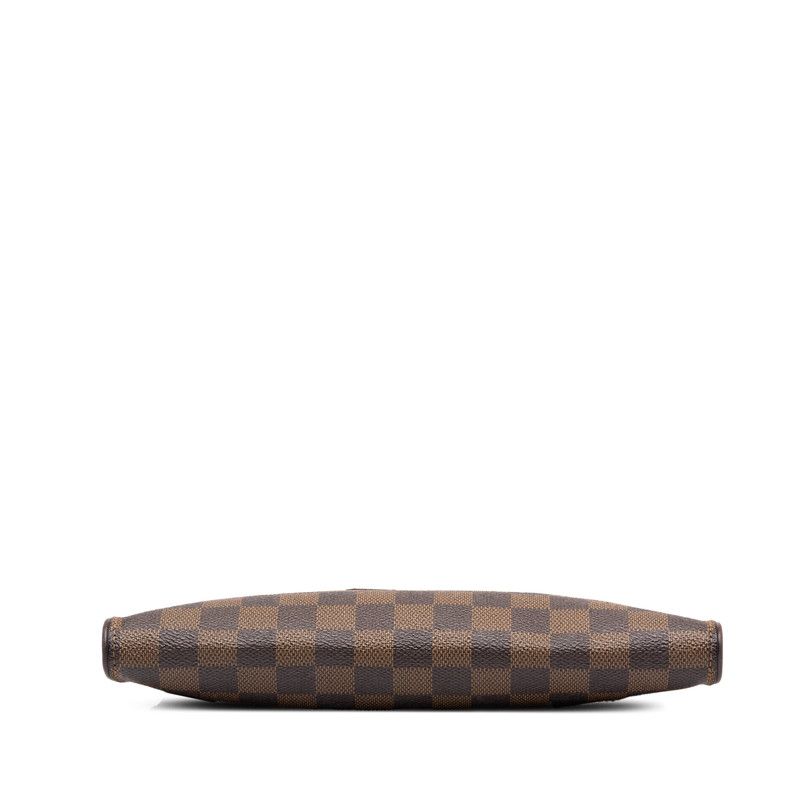Louis Vuitton Damier Chain 2-Way Shoulder Bag Brown Leather — view 3