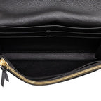 Louis Vuitton Monogram Empreinte Portefeuille Emily Wallet Black Leather — view 4