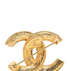 Chanel CC Logo Brooch Gold Plated — view 3