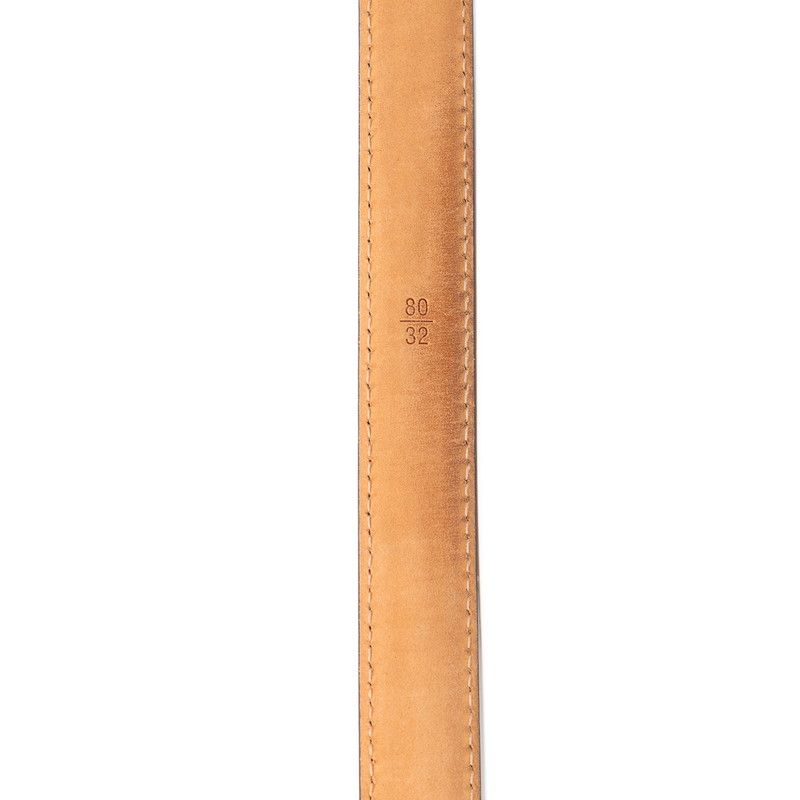 Louis Vuitton Monogram Ceinture Belt 80/32 Brown Gold Leather — view 6