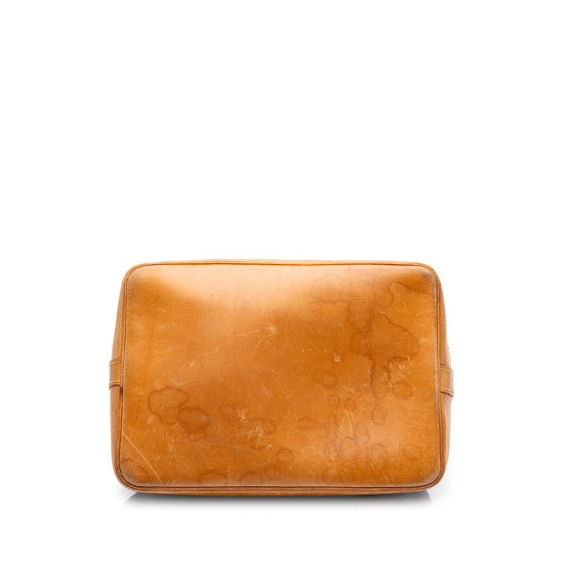 Louis Vuitton Monogram Noe Shoulder Bag Brown Leather — view 3