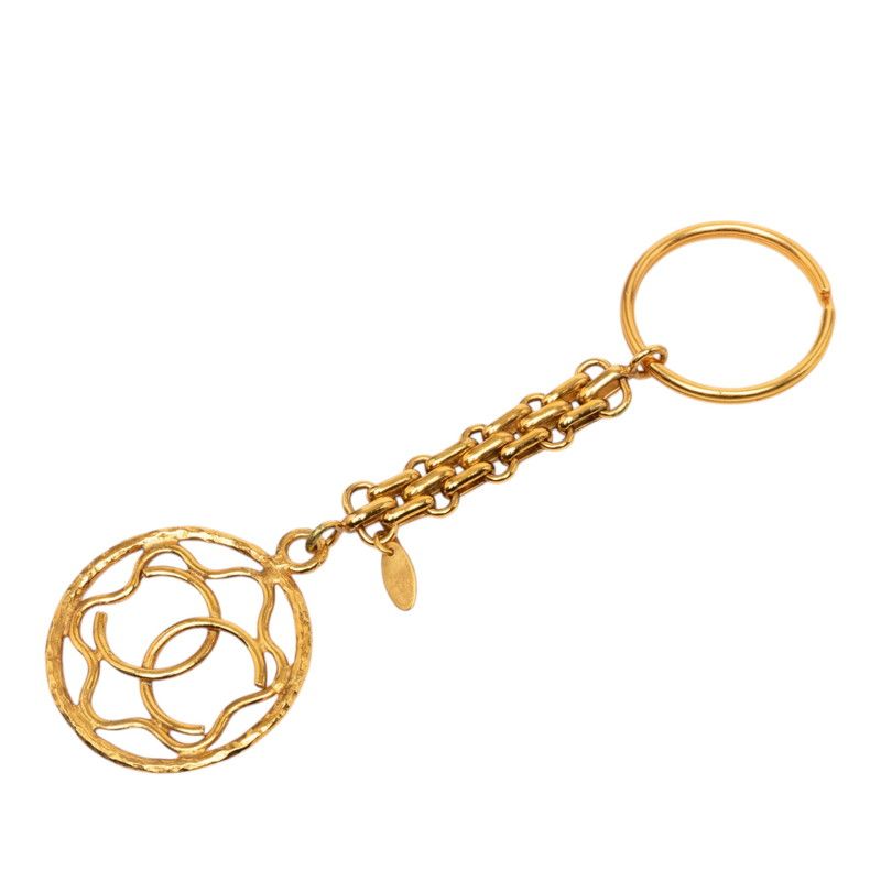 Chanel CC Logo Key Holder Charm Gold Plated