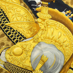 Hermes Carre 90 Casques Et Plumets Helmet and Feather Scarf Large Multicolor — view 6