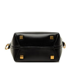 Saint Laurent le 37 Mini YSL Logo 2-Way Shoulder Bag Black Gold Leather — view 3