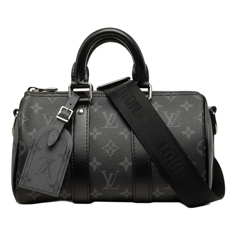 Louis Vuitton Monogram Eclipse Reverse Keepall Bandouliere 25 2-Way Shoulder Bag