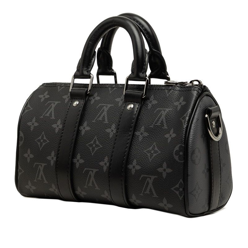 Louis Vuitton Monogram Eclipse Reverse Keepall Bandouliere 25 2-Way Shoulder Bag — view 2
