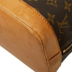 Louis Vuitton Monogram Alma PM Vintage Handbag Brown Leather — view 7