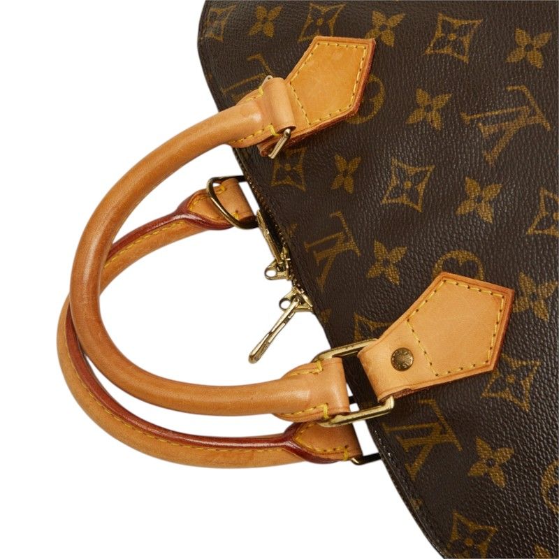 Louis Vuitton Monogram Alma PM Vintage Handbag Brown Leather — view 8