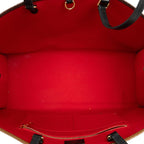 Louis Vuitton Monogram Reverse On The Go GM 2-Way Shoulder Bag Brown Leather — view 4