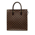 Louis Vuitton Damier Vevarnish PM Tote Bag Ebene Brown Leather
