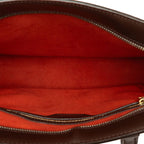Louis Vuitton Damier Vevarnish PM Tote Bag Ebene Brown Leather — view 4