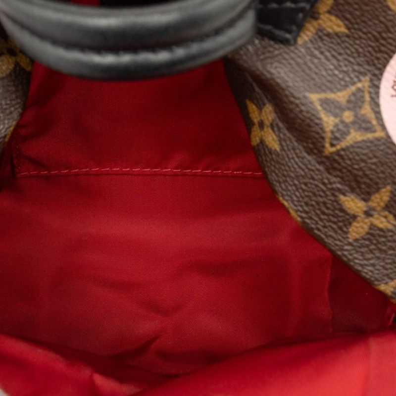 Louis Vuitton Monogram World Tour Palm Springs Mini Backpack Brown Leather — view 4