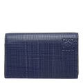 Loewe Anagram Card Case Business Navy Leather