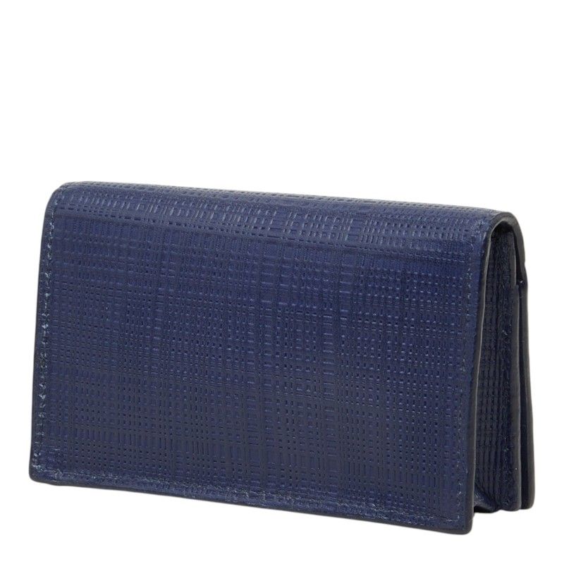 Loewe Anagram Card Case Business Navy Leather — view 2