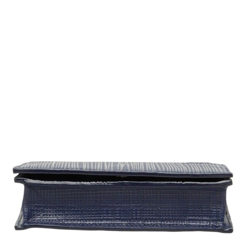 Loewe Anagram Card Case Business Navy Leather — view 3