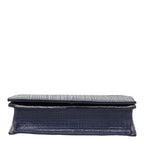 Loewe Anagram Card Case Business Navy Leather — view 3
