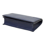 Loewe Anagram Card Case Business Navy Leather — view 4