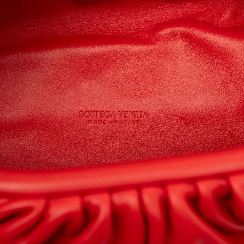 Bottega Veneta the Chain Pouch Shoulder Bag Red Leather — view 5