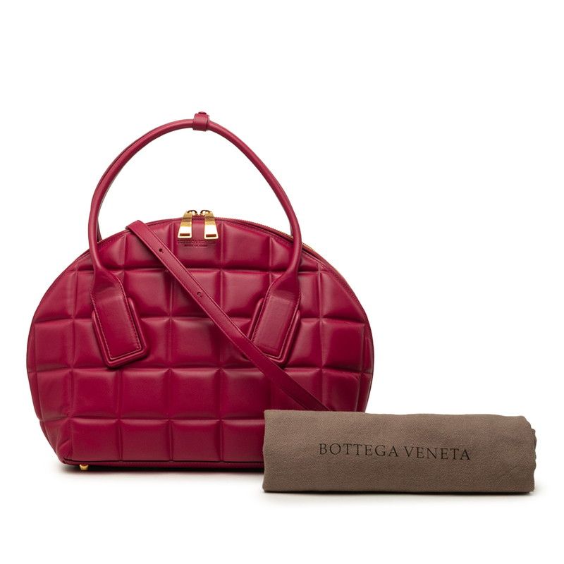 Bottega Veneta the Swoop 2-Way Crossbody Shoulder Bag Wine Red Leather — view 6