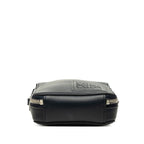 Loewe Anagram Vertical Crossbody Pocket Shoulder Bag Navy Leather — view 3