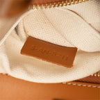 Celine Vertical Cabas Small 2-Way Shoulder Bag Ivory Brown Cotton Leather — view 6