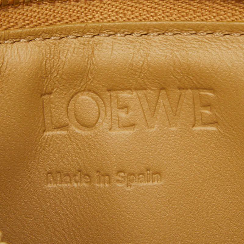 Loewe Anagram Puzzle Coin Purse Beige Leather — view 8