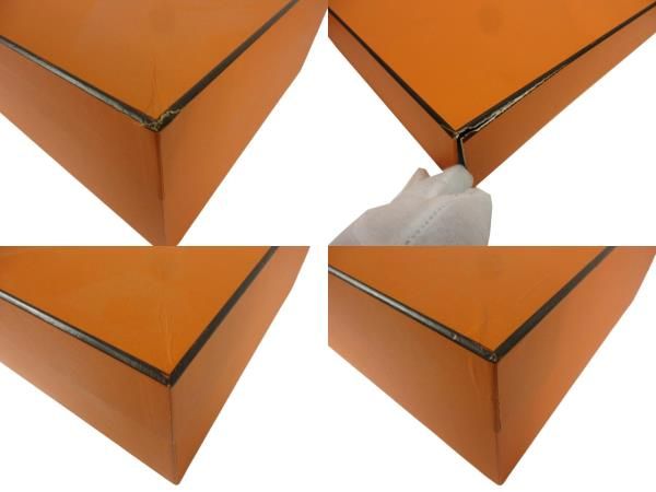 Hermes Empty Birkin Garden Party Kelly Box Stuffing Paper Orange — view 6
