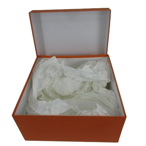 Hermes Empty Birkin Garden Party Kelly Box Stuffing Paper Orange — view 2