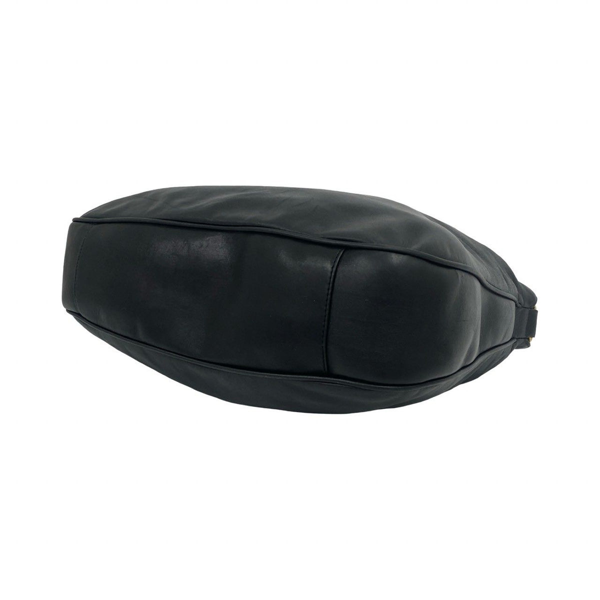 Gucci Vintage Bamboo Leather 2-Way Shoulder Bag Black — view 8