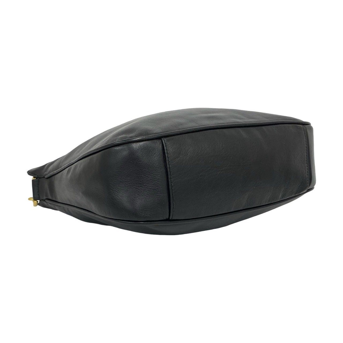 Gucci Vintage Bamboo Leather 2-Way Shoulder Bag Black — view 7