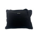 Gucci Black Silver Canvas Shoulder Bag