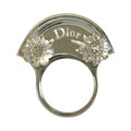 Dior Flower Silver Metal Ring