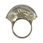 Dior Flower Silver Metal Ring