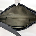 Loewe Shoulder Bag Anagram Suede Green Black — view 7