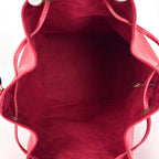 Louis Vuitton Noe Shoulder Bag Drawstring Epi Castilian Red — view 8