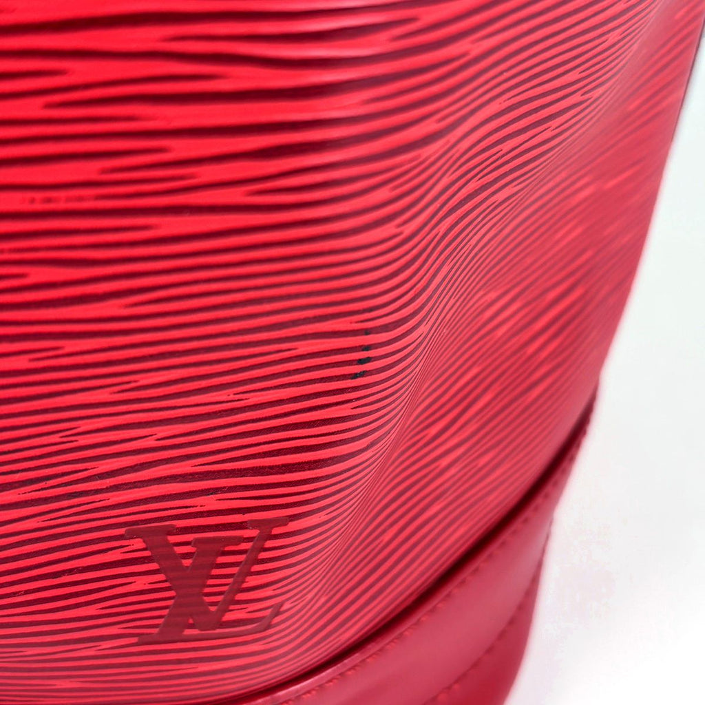 Louis Vuitton Noe Shoulder Bag Drawstring Epi Castilian Red — view 4