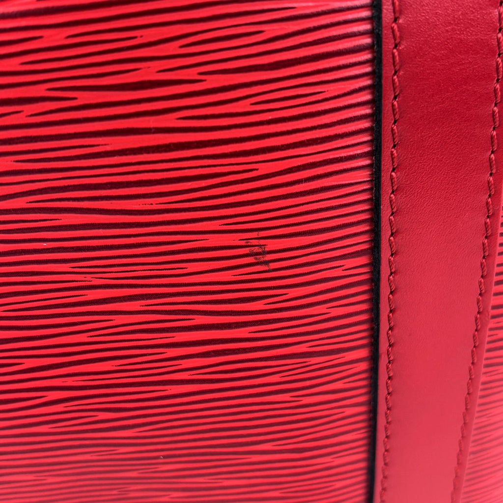 Louis Vuitton Noe Shoulder Bag Drawstring Epi Castilian Red — view 5