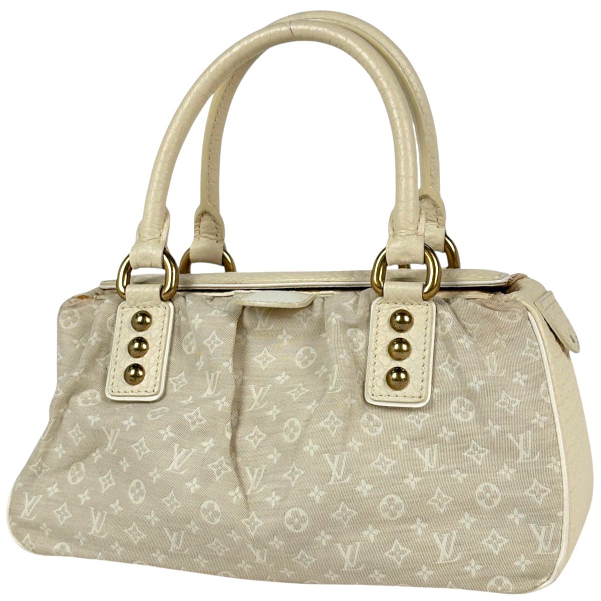 Louis Vuitton Trapeze PM Handbag Monogram Mini Lin Dune