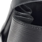 Louis Vuitton Sac D'epaule PM Shoulder Bag Drawstring Epi Noir — view 5