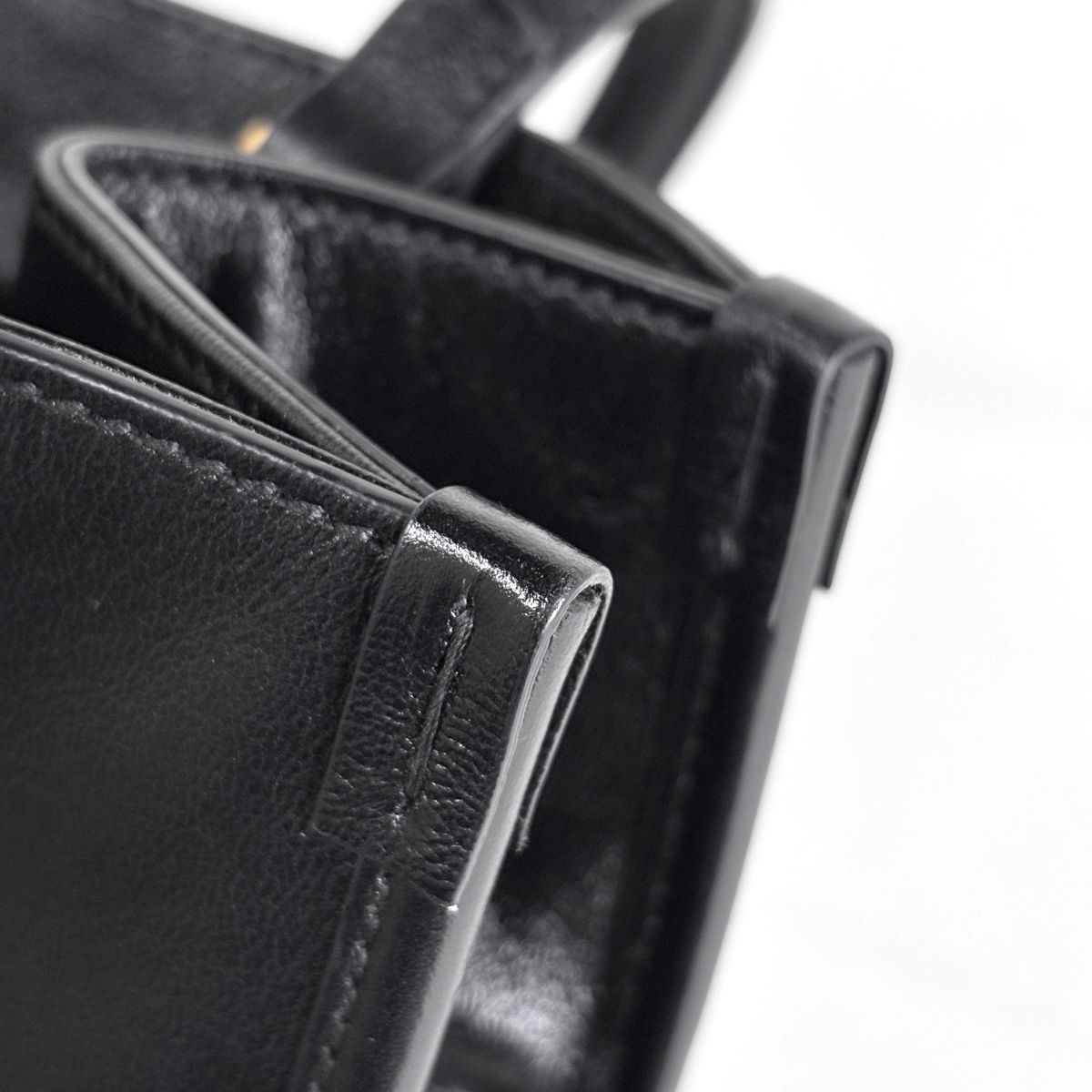 Gucci Tote Bag Horsebit Leather Black — view 4