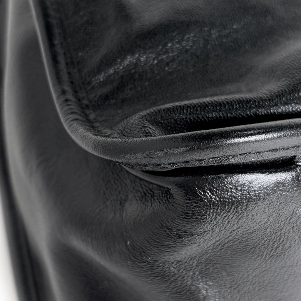 Gucci Tote Bag Horsebit Leather Black — view 3