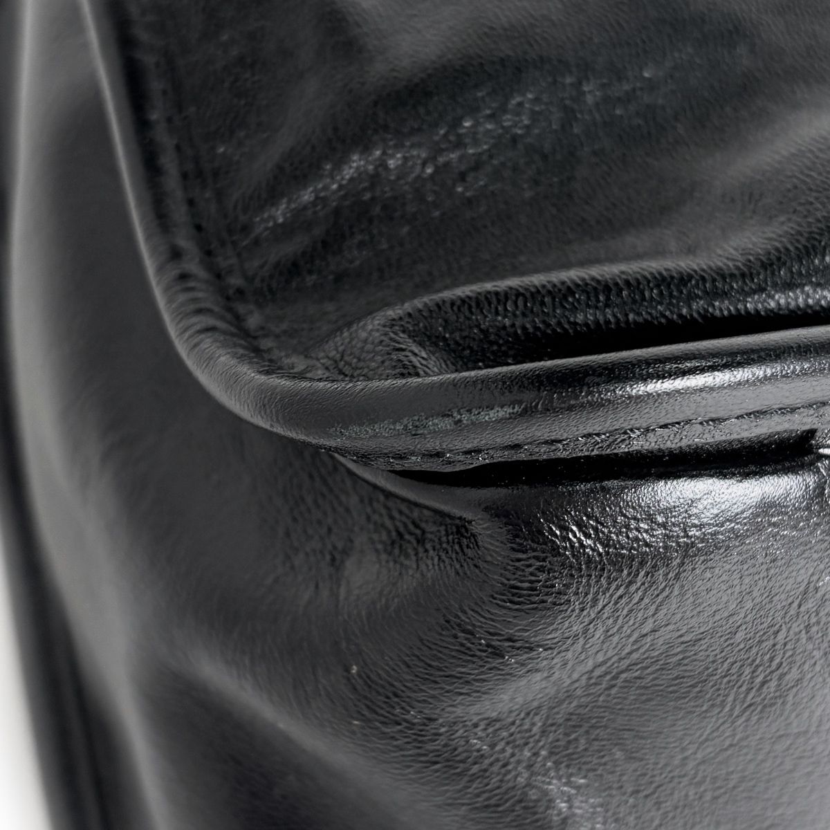 Gucci Tote Bag Horsebit Leather Black — view 3