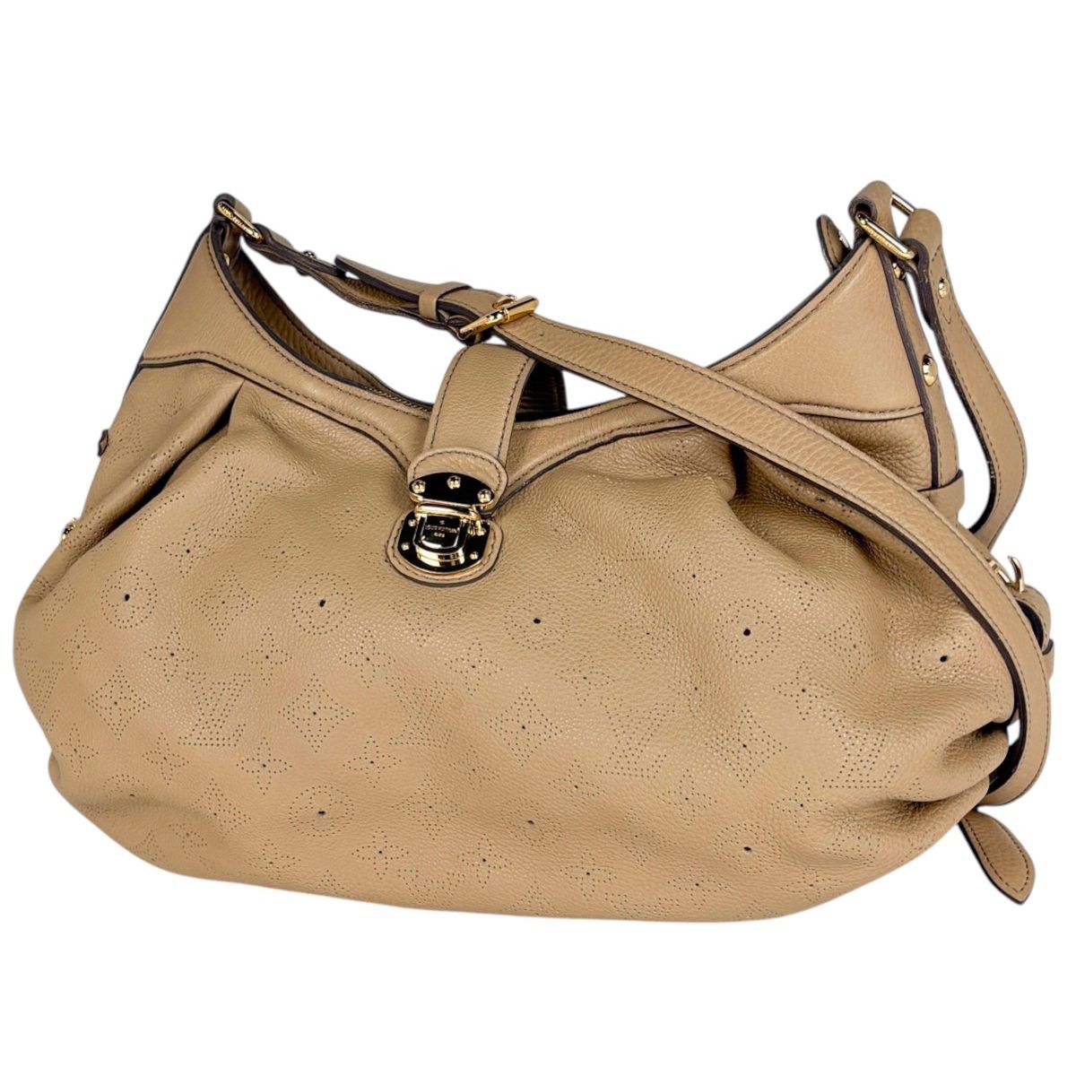 Louis Vuitton XS Shoulder Bag Perforated Monogram Mahina Bisqui