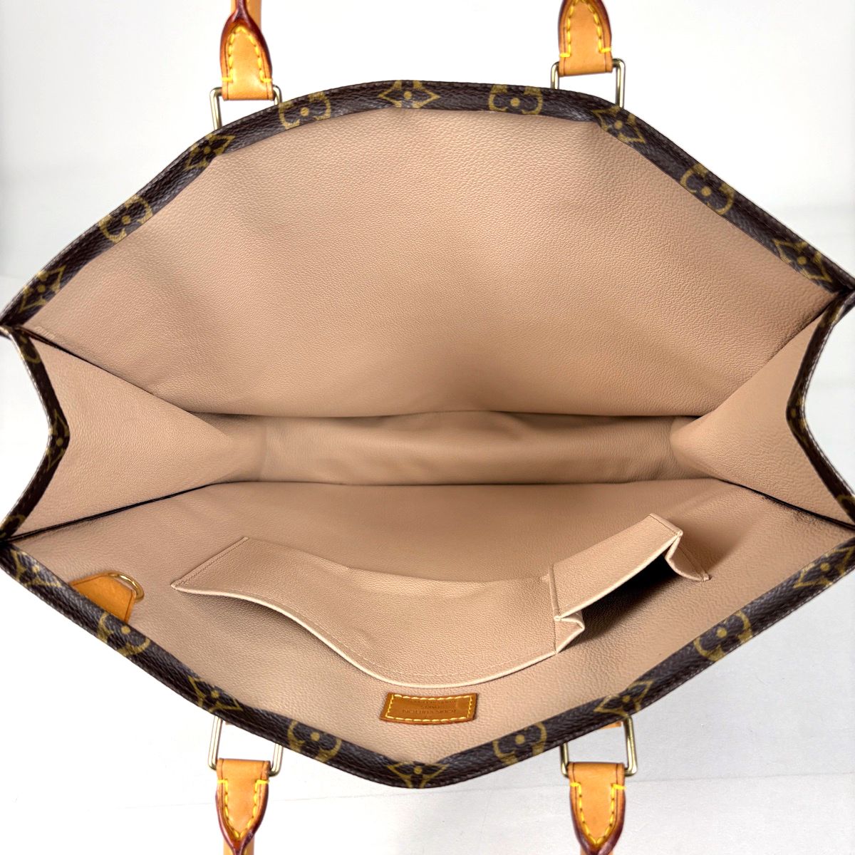 Louis Vuitton Sac Plat Tote Bag Monogram Brown — view 7